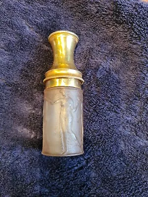 Antique R. LALIQUE Perfume Scent Atomizer With Frosted Glass Figures. Read... • £85