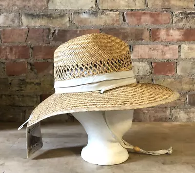 NWT Columbia Brimmed Straw Sun Hat Fedora - Size Adult Large • $28