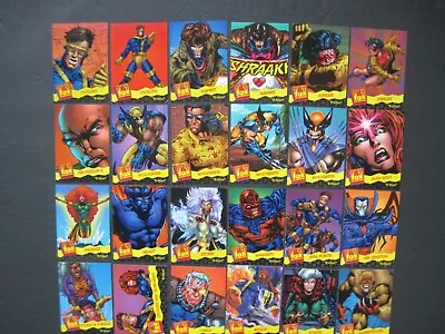 X-MEN SPIDERMAN CARDS Pick Your Singles Fox Kids Network Complete Set 1995 Fleer • $1.25