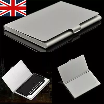 £3.32 • Buy Stainless Steel Pocket Business ID Credit Debit Card RFID Wallet Case Holder Box
