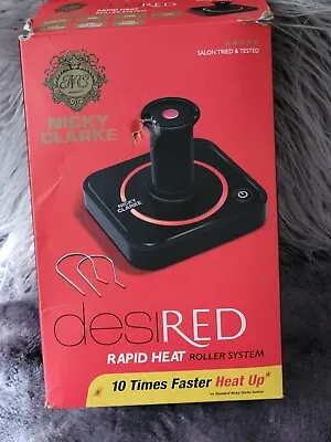 Nicky Clarke DesiRED Rapid Heat Roller System Heated Rollers Excellent Used... • £14.99