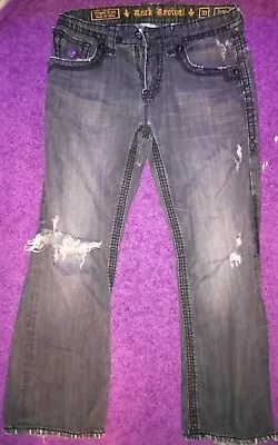 Rock Revival Jeans Jason Boot - Size 33 - Cotton - Denim Blue Jeans • $35.75