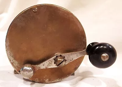 $175 • Buy Thomas J Conroy Brass Bait Casting Reel W/Julius Vom Hofe Patent 2/00 On Foot