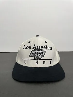Vintage Los Angeles Kings Nhl  Snapback 2-tone Retro Cap Hat White/black • $22.03