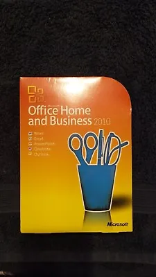 Microsoft Office Home And Business 2010 SKU T5D-00154 Retail Box Full • $144.14