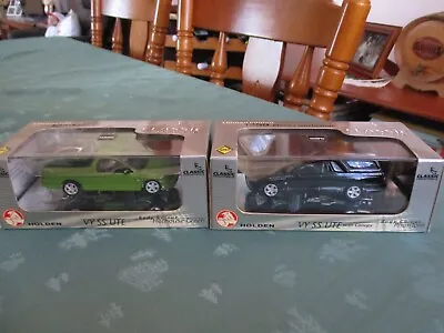 2 Rare 1:43 HOLDEN COMMODORES - VY -SS- UTE  &  VY -SS-  With CANOPY. • $250