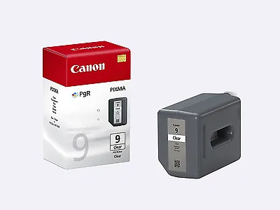 Canon PGI-9 Clear 2442B001 Clear Ink Cartridge 25.0 Ml Original Genuine Pixma IX • £8