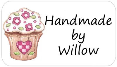 Personalised Handmade By Mini Stickers Labels Cake Design X 65 • £2.45