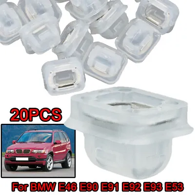 $7.99 • Buy 20PCS For BMW E46 E90 E91 E92 E93 X5 Clips Door Trim Retainer With Metal Insert
