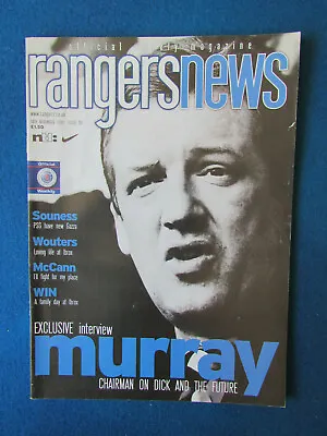 £3.19 • Buy Rangers News Magazine - 14/11/2001 - Issue 20 - David Murray Cover