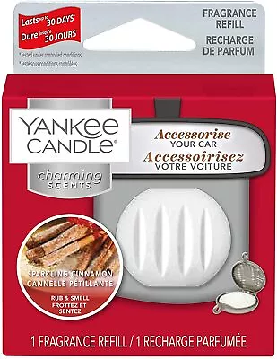 Yankee Candle Sparkling Cinnamon Charming Scents Fragrance Refill Car Freshener • £6.79