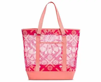 Women's Mesh Beach Tote - Mossimo Supply Co. Bag Purse Large Pink • $12.99