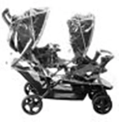New Universal Double Twin/ Tandem Raincover ( Rain Cover ) Pushchair • £14.99