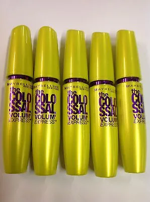 (lot Of 5 ) Maybelline The Colossal Mascara ( Classic Black ) Uncarded New. • $37.39