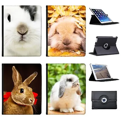 £9.99 • Buy Azzumo Bunny Rabbits Faux Leather Case Cover / Folio For The Apple IPad
