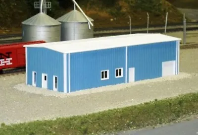 PREFAB WAREHOUSE Shed Building 150x57mm KIT N 1/160 Scale Pikestuff 541-8003 • $38.95
