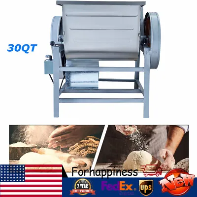 110V Dough Mixer Machine 30QT Electric Flour Dry Powder Filling Mix Machine US • $680.01