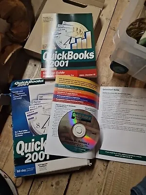 Quickbooks 2001 Version 9 Release 1 Accounting Software Torn Box Disc Good See • £29.99