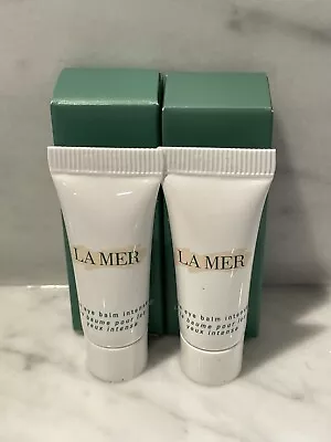 La Mer The Eye Balm Intense (2 Sample Bottles) 0.1oz / 3ml NEW • $39.99