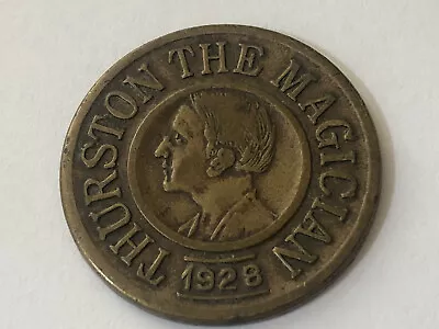 RARE 1928 Thurston The Magician - Never Fails - Good Luck Charm - Token • $62