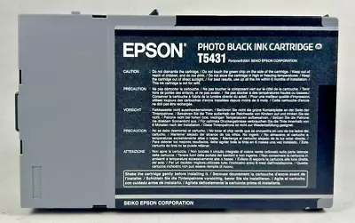 Genuine Epson T5431 Photo Black Ink Cartridge For Stylus Pro 4000 7600 9600 • $15.99