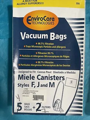 EnviroCare Replacement Anti-Allergen Vacuum Bags 4 Miele FJM Canisters 4 Bag 1 F • $17.95