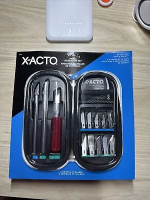 New X-ACTO Compression Basic Knife Set 3 Art Knives 13 Blades Soft Carry Case • $25.99