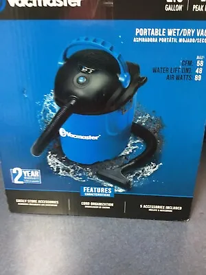 Vacmaster VP205 Lightweight And Portable 2.5 Gallon Wet/Dry Vacuum. • $45