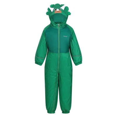 £19.67 • Buy Regatta Childrens/Kids Mudplay III Dinosaur Waterproof Puddle Suit RG6584