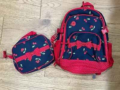 Gymboree Girls Cherry Backpack And Lunchbox  • $14.99