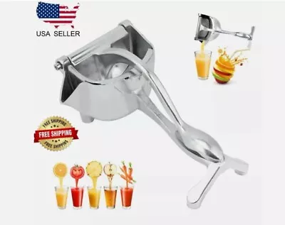 Heavy Duty Manual Fruit Juicer Press Lemon Squeezer Premium Extractor Hand USA • $10.99