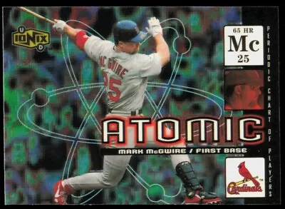 2000 Upper Deck Ionix Atomic Mark McGwire Card #A2 • $1.50