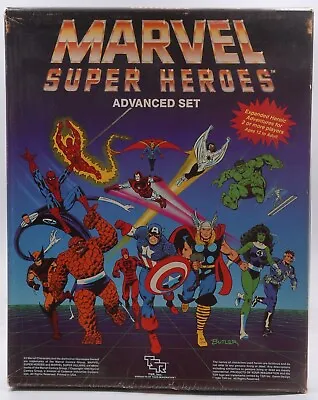 Marvel Super Heroes: Advanced Set [BOX SET] Grubb Jeff Marvel Super Heroes TSR  • $196.01