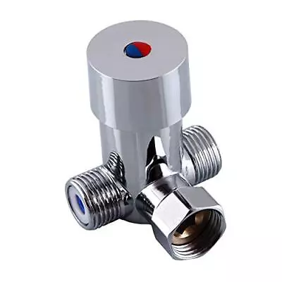 DN15 Bathroom Shower Water Mixing Valve 1/2 Inch Water Temperature Adjust Val... • $26.29