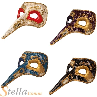 £9.49 • Buy Long Nose Venetian Zanni Bird Mask Masquerade Ball Fancy Dress