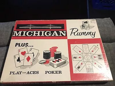 Vintage Michigan Rummy Plus Play The Aces Poker WM. F. Drueke & Sons Inc • $9.99