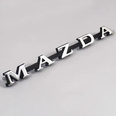 MAZDA  R100 Metal Boot Badge Chrome New For Rotary 1200 1300 10A Rotor Trunk • $59.95