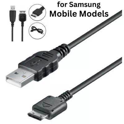 USB Data Charging Cable For Samsung C3010C3050C3060C3200C3510C5130C5212 • £2.99
