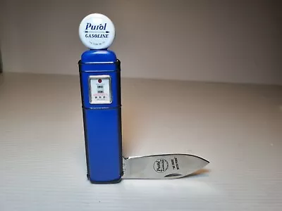 Vintage Pural Gasoline - Franklin Mint Petrol Pump Collector Knife - Exc Cond  • $40