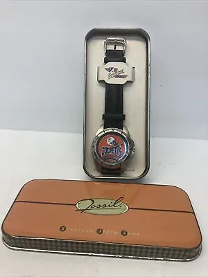 NFL MIAMI DOLPHINS WRIST WATCH In TIN 1996 • $39.99