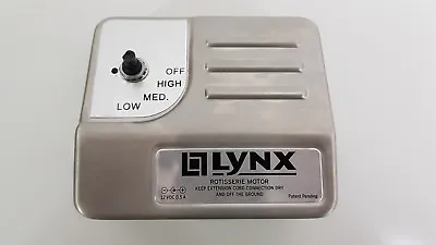 LYNX Grill Stainless Steel Heavy Duty 3 Speed Rotisserie Motor 80277 Replacement • $130.48