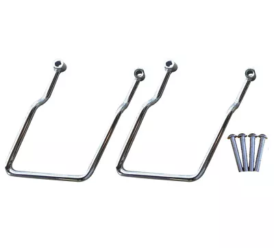 BRAND NEW - Saddle Bag Supports -Kawasaki Mean Streak VN1500 VN1600 - CHROME • $26.99