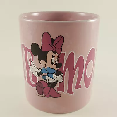 Disney Store Pink Minnie Mouse Coffee Tea Mug Cup Unused - FREE SHIPPING • $19.95