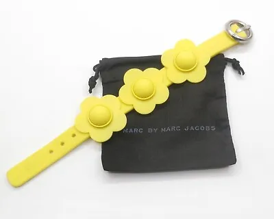 Marc By Marc Jacobs Daisy Flower Rubber Bracelet~Yellow~ • $54.88