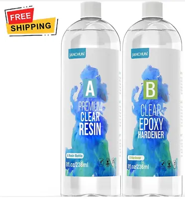 16oz Premium Clear Epoxy Resin Kit Casting And Coating • $20.71