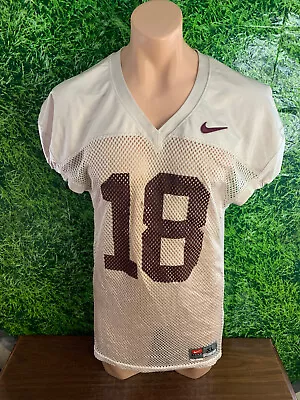 Virginia Tech Hokies Football Practice #18 Tyree Rodgers Jersey Nike White XL • $49.99