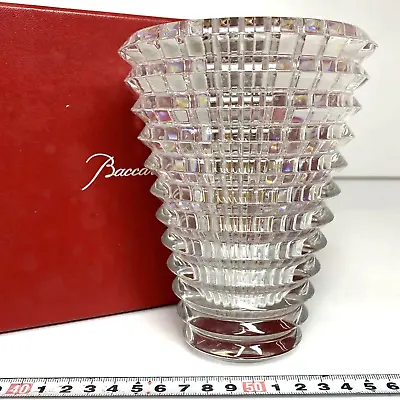 Baccarat Eye Vase Flower Crystal 15cm With Original Box • $685.20