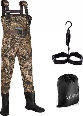 OXYVAN Neoprene Chest Duck Hunting Waders With Boots For Kids.  4/5 Little Kids • $79.76