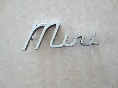 Original Classic Mini Car Metal Badge / Emblem - -- --- • $35