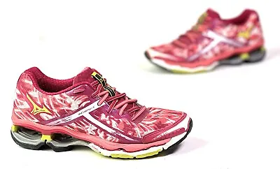 Mizuno Wave Creation 15 Womens Size 7 Red Running Shoes Lace Up Sneakers • $31.14